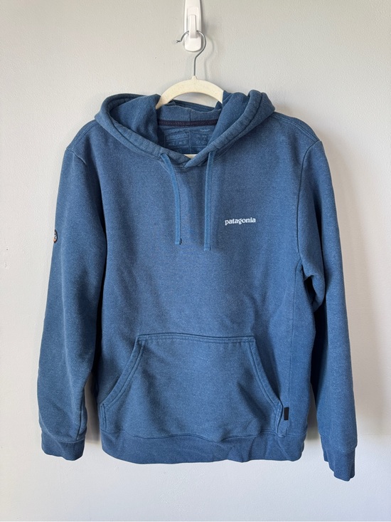 Patagonia Other - Patagonia Men's Slate Blue Hooded Sweatshirt